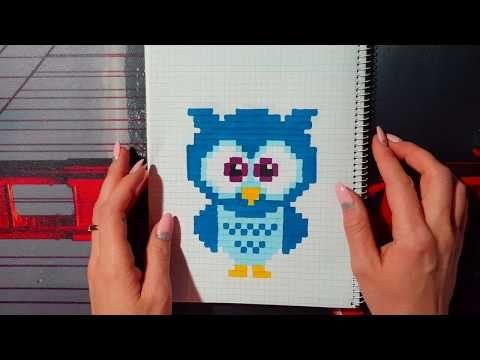 Совенок по клеточкам