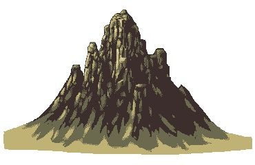 Пиксельная гора