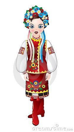 Украинский костюм женский
