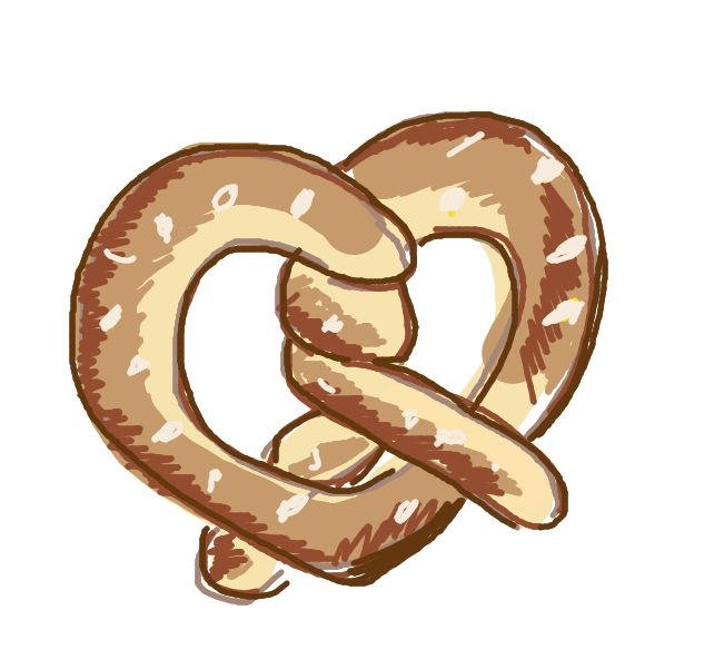 Крендельки рисунок