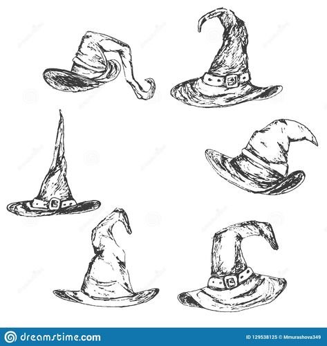 Шляпа ведьмы эскиз