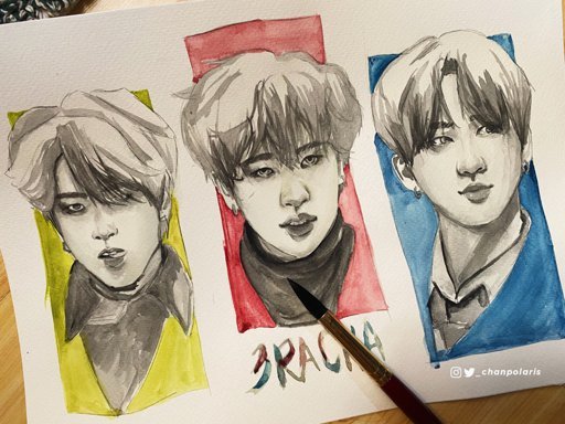 Минхо арт Stray Kids