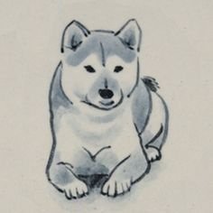Хатико рисунок