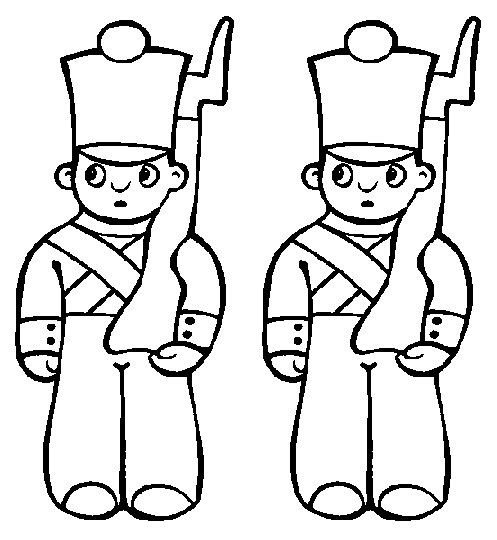 Раскраска солдатики для детей