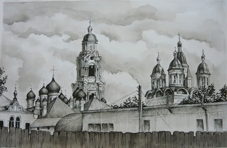 Астраханский Кремль Графика