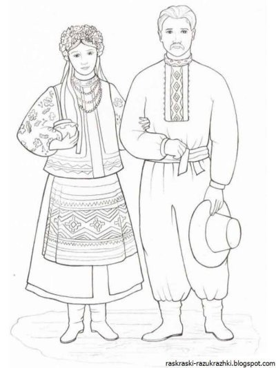 Украинский костюм легкие