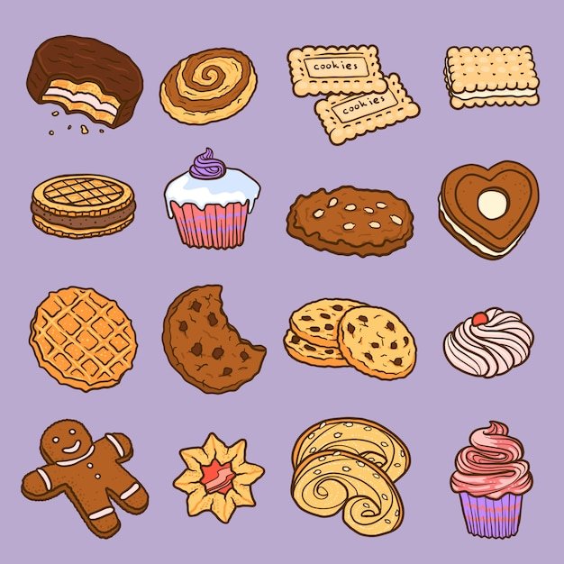 Рисунки для срисовки печенье
