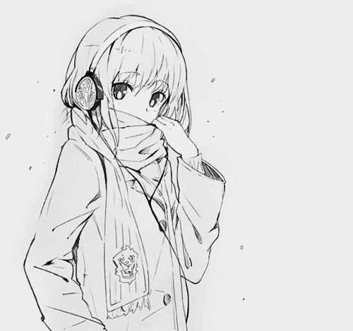 Аниме чб