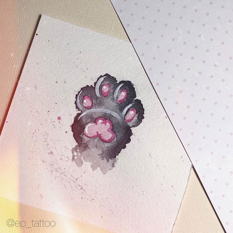 Кошачья лапка арт