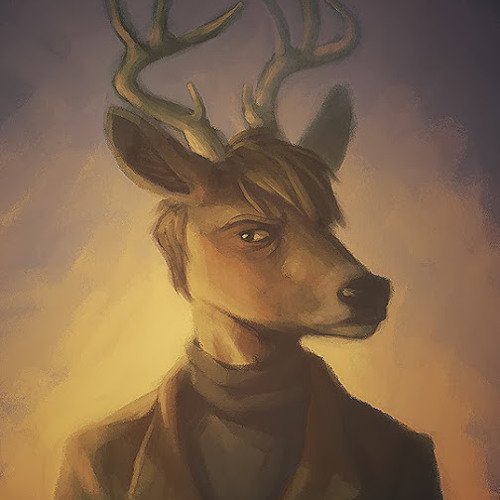 Человек олень арт
