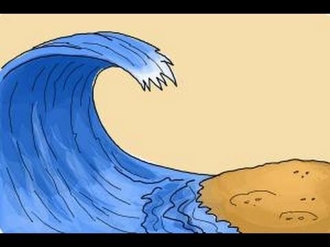 ЦУНАМИ рисунок