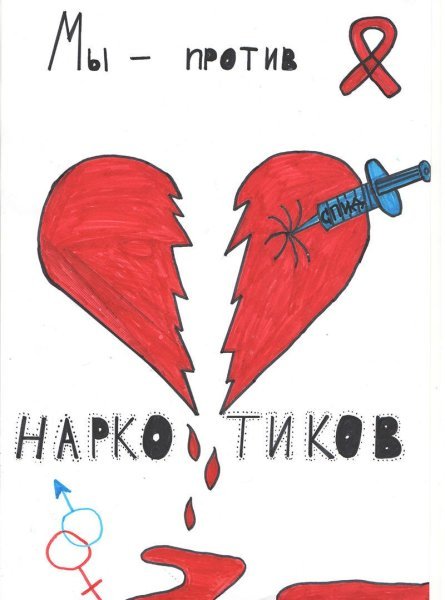 Мы против СПИДА рисунки