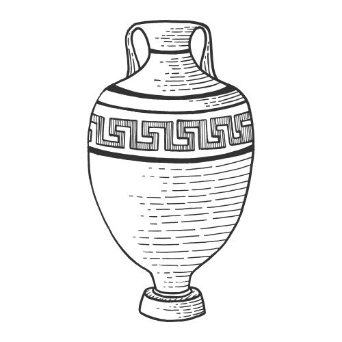 Амфоры древней Греции рисунки для детей