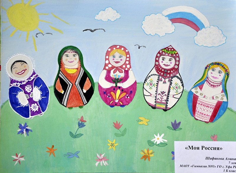 Рисунок на тему единство народов