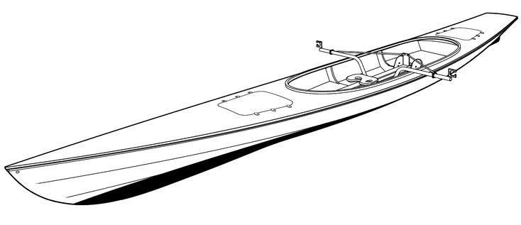 Каяк Shearwater чертеж