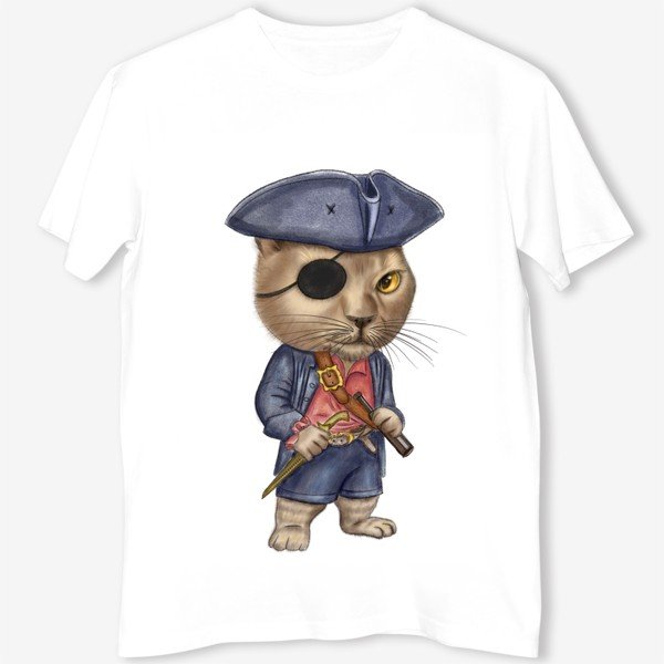 Кот пират арт