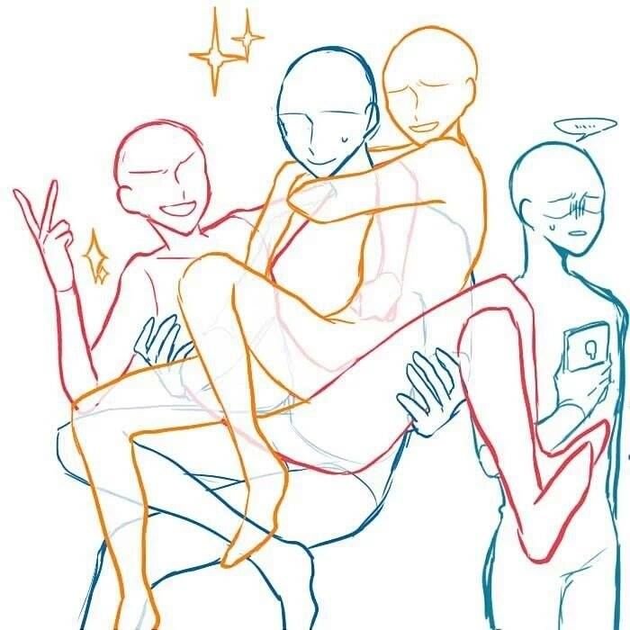 Позы для рисования