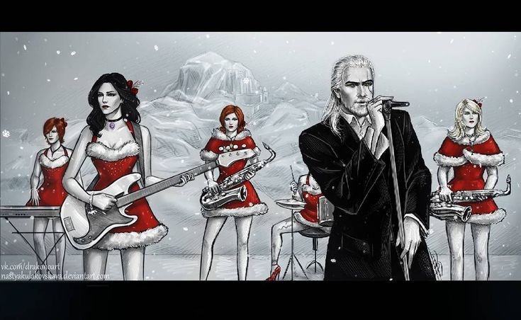Ведьмак Геральт и Трисс