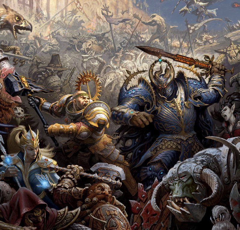 Зигвальд великолепный Warhammer арт