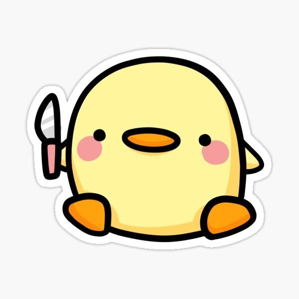 Cute chick drawing