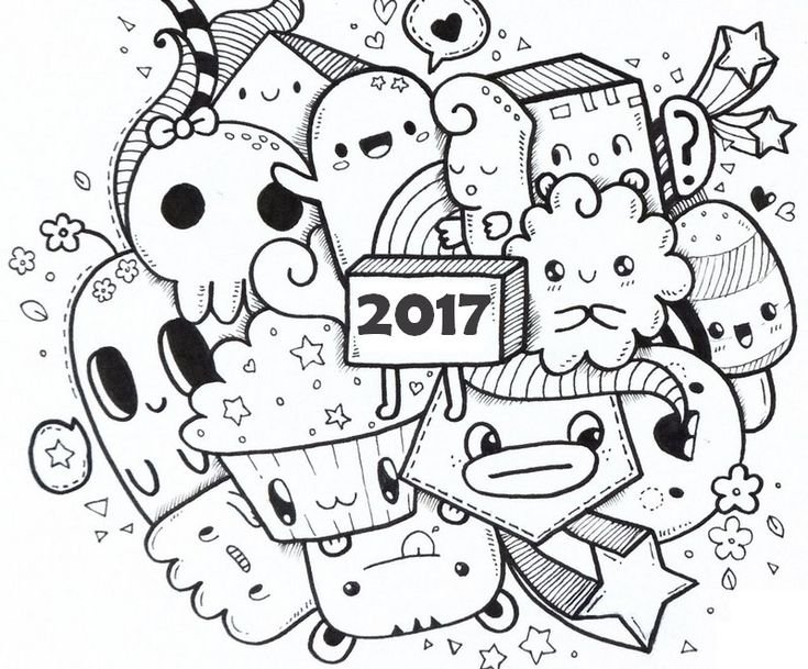 Мелкие рисунки для раскрашивания