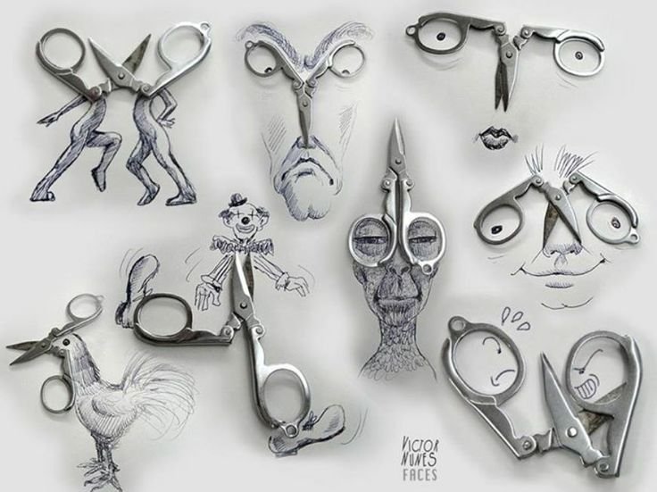 Ножницы рисунок