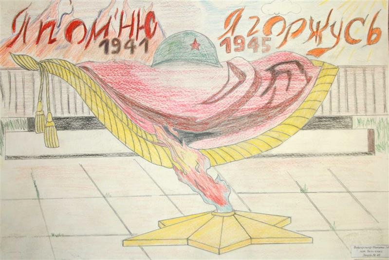 Рисунок на тему они сражались за родину 4 класс