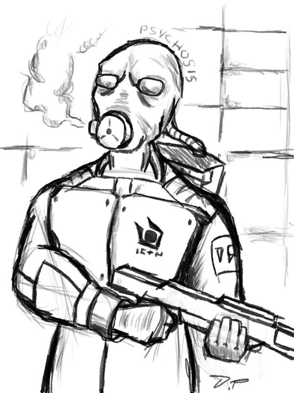 Half Life 2 нарисованная