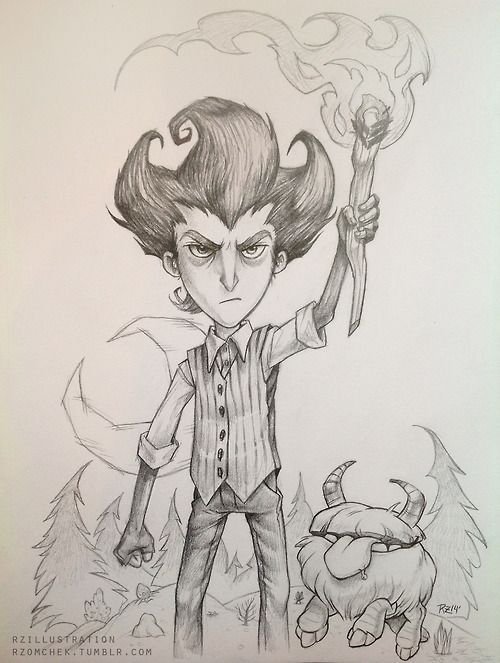 Don't Starve персонажи Уилсон