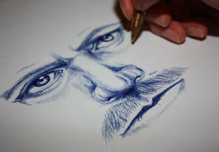 Рисунки ручкой