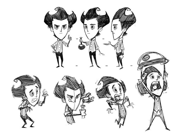 Don't Starve персонажи Уилсон