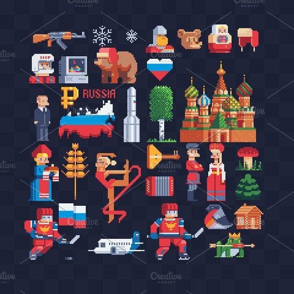 Пиксельная Россия