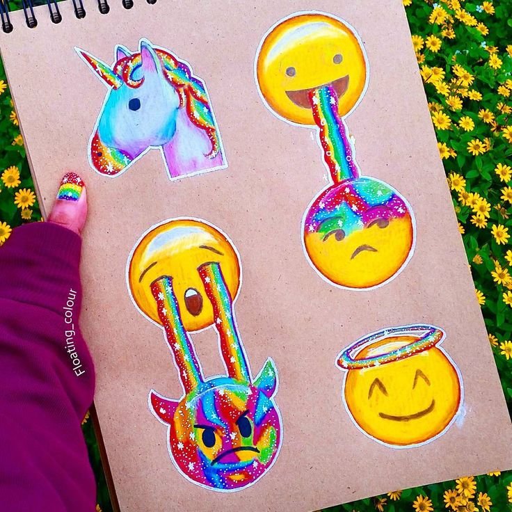 Радужные рисунки