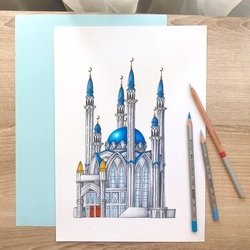 Кул Шариф рисовать