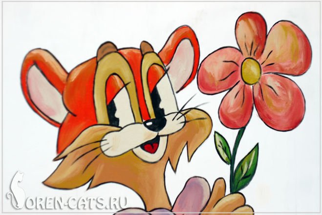 Рисунок кота Леопольда для детей