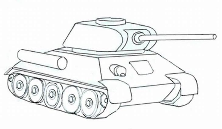 Рисунок танка т 34