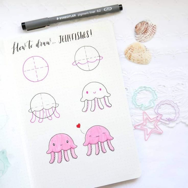 Идеи для рисунков лёгкие и милые