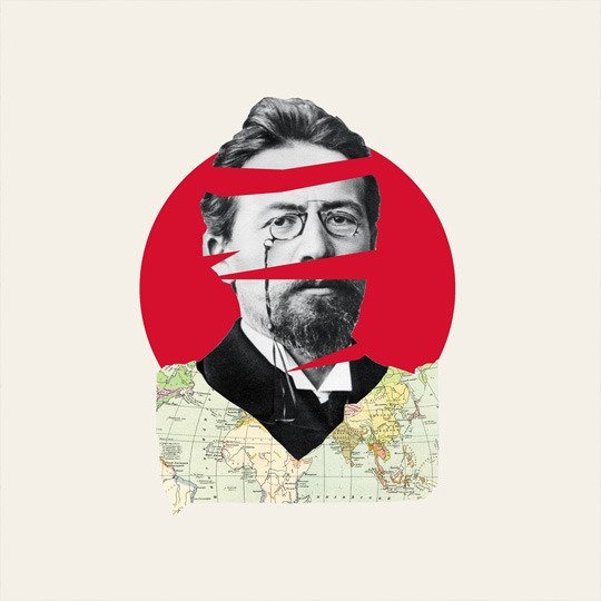 Чехов Антон Павлович коллаж