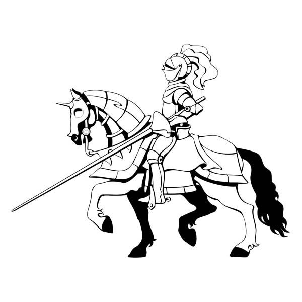 Рыцарь рисунок