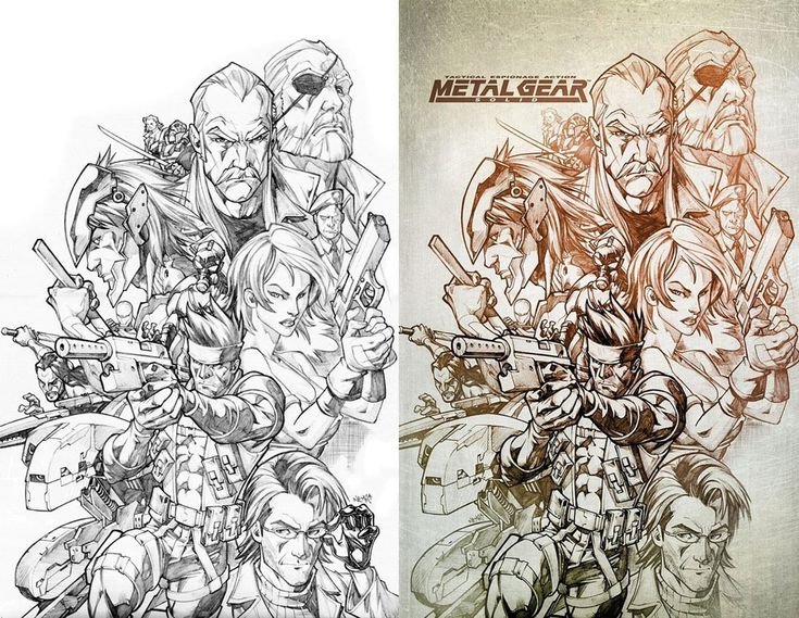 Metal gear арты