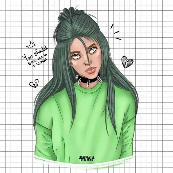 Билли Айлиш фан арты