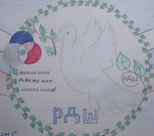 Рисунок рождение РДШ
