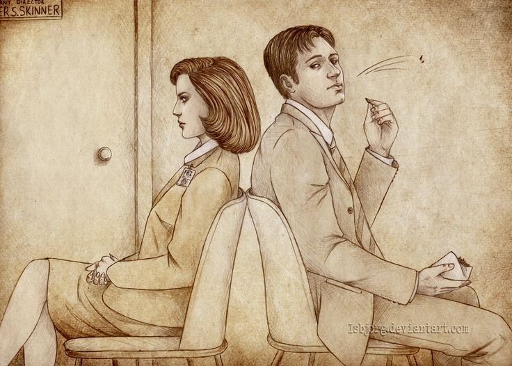 Секретные материалы фан арт
