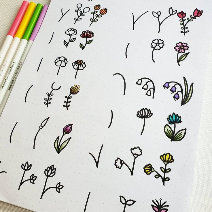 Bullet Journal дудлы