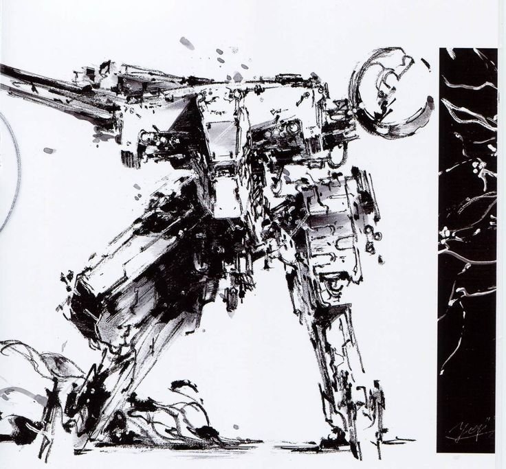 Yoji Shinkawa Art Metal Gear