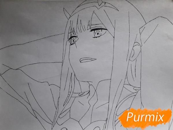 Рисунки для срисовки аниме 02