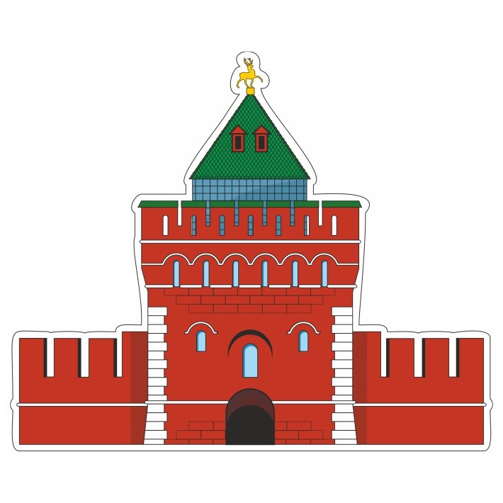 Дмитриевская башня Нижегородского Кремля макет