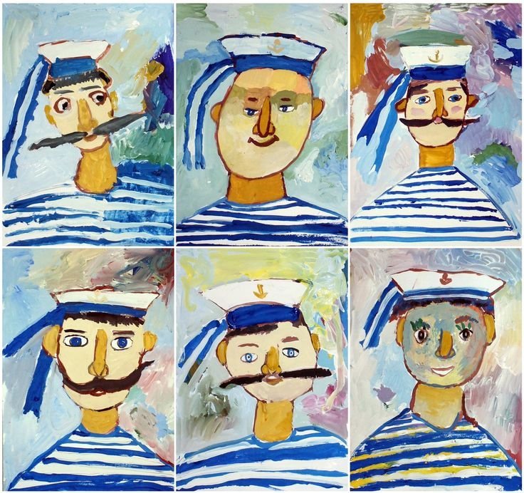 Рисование моряк старшая группа