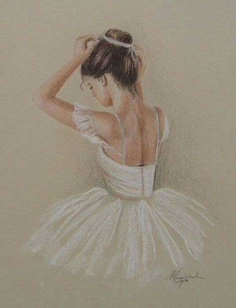 Балерина рисунок