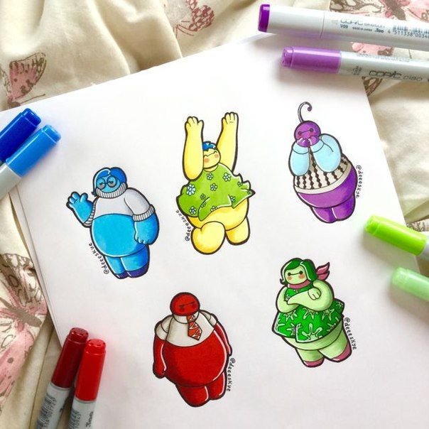 Рисунки фломастерами